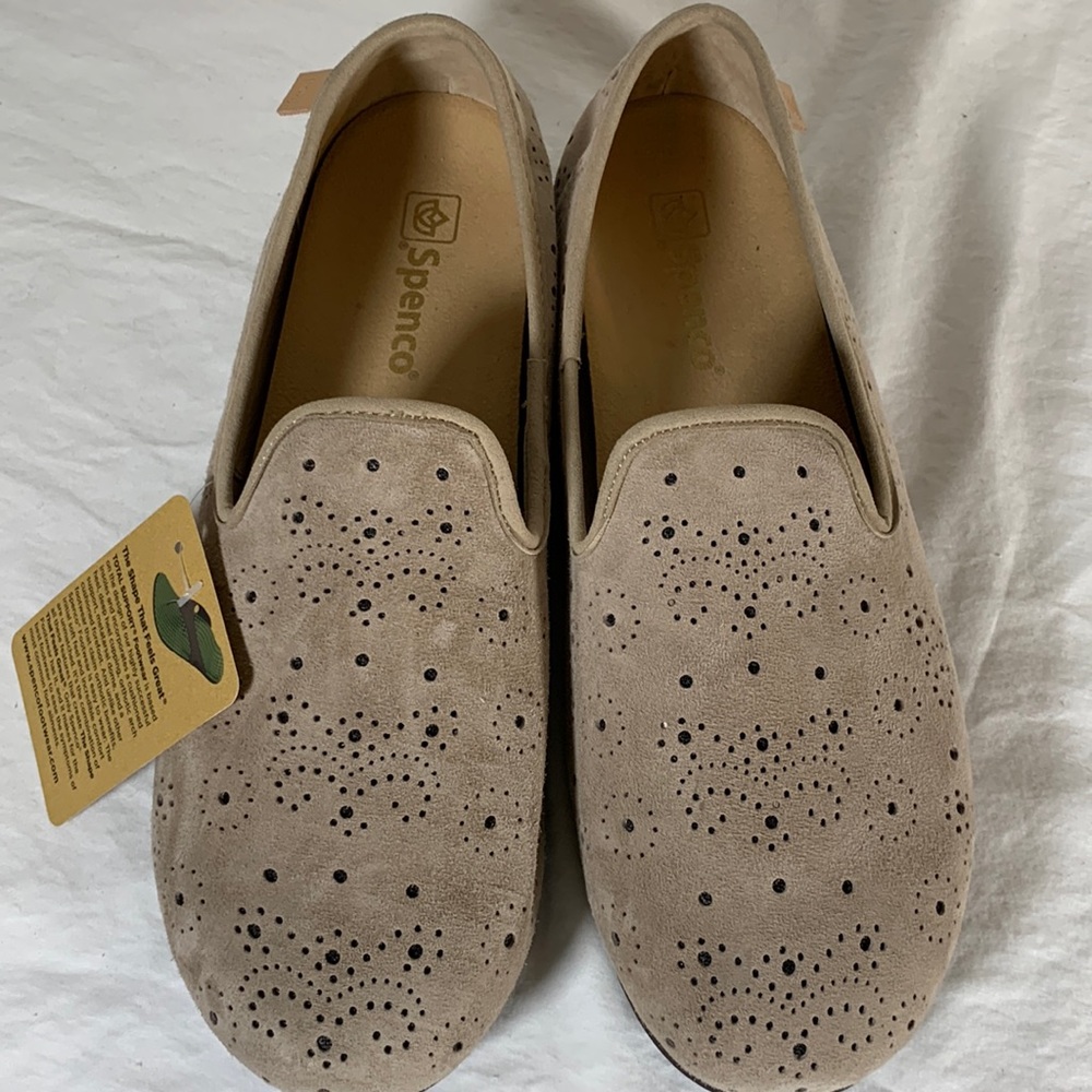 Spenco Orthopedic Comfort Suede Ballet Shoes, 10